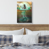 Mystic Sea Mermaid Fantasy Art von Molly Harrison Leinwanddruck (Insitu (Schlafzimmer))