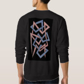 Mystic Shapes Abstract Symbol Sweatshirt (Rückseite)