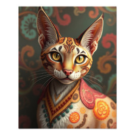 Mystic Siamese Cat Fotodruck