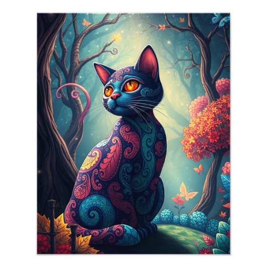 Mystic Siamese Cat Fotodruck (Vorne)