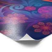 Mystic Siamese Cat Fotodruck (Ecke)