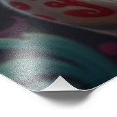 Mystic Siamese Cat Fotodruck (Ecke)