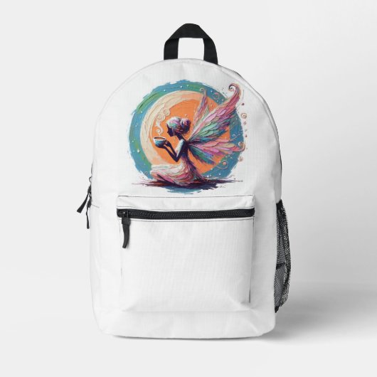 Mystic Sip Bedruckter Rucksack (Vorderseite)