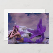 Mystic Siren Fantasy Mermaid Art Postkarte (Vorne/Hinten)