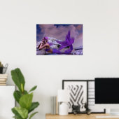 Mystic Siren Fantasy Mermaid Artwork Poster (Heimbüro)
