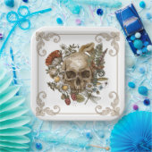 Mystic Skull Vintag Pappteller (Party)