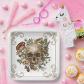 Mystic Skull Vintag Pappteller (Party)