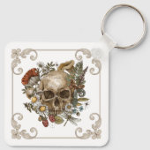 Mystic Skull Vintag Schlüsselanhänger (Rückseite)