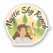 Mystic Sky Ranch Sticker (Vorderseite)