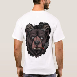 Mystic Smoky Ram Bear  T-Shirt