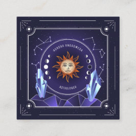 Mystic Sun Business Card Quadratische Visitenkarte