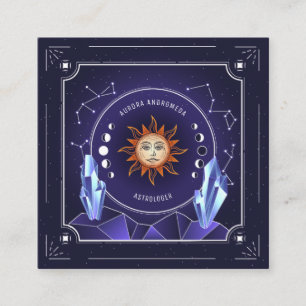 Mystic Sun Business Card Quadratische Visitenkarte