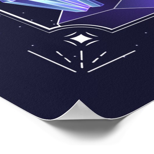 Mystic Sun Event Sign Poster (Ecke)