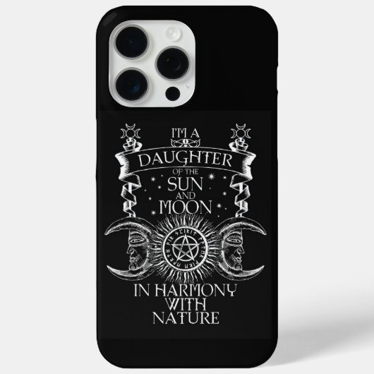 Mystic Sun & Moon Case-Mate iPhone Hülle (Rückseite)