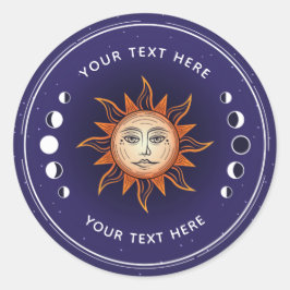 Mystic Sun Personalisiert Sticker