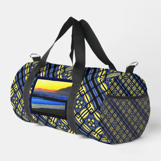 Mystic Sunset  Duffle Bag (Rechte Ecke)