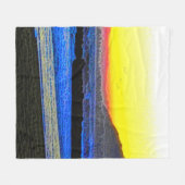 Mystic Sunset Fleecedecke (Vorderseite (Horizontal))