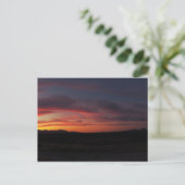 Mystic Sunset Postcard Postkarte (Stehend Vorderseite)