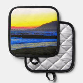 Mystic Sunset Topflappen (Vorderseite/Rückseite)