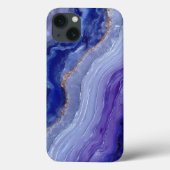 Mystic Tanzanite Faceted iPhone Case (Rückseite)