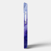Mystic Tanzanite Faceted iPhone Case (Rückseite / Links)