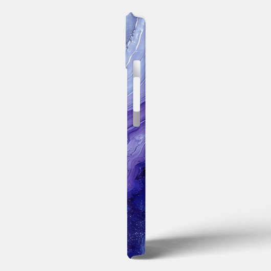 Mystic Tanzanite Faceted iPhone Case (Rückseite / Links)