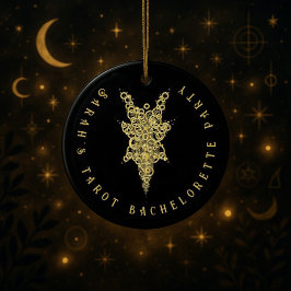 Mystic Tarot Junggeselinnen-Abschied Keramik Ornament