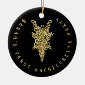 Mystic Tarot Junggeselinnen-Abschied Keramik Ornament (Vorne)