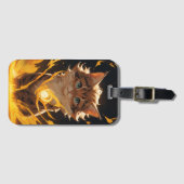 Mystic Tiger Cat Fire Familiar Gepäckanhänger (Vorderseite (Horizontal))
