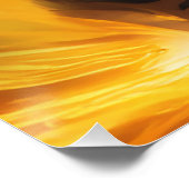 Mystic Tiger Cat Fire Familiar Poster (Ecke)