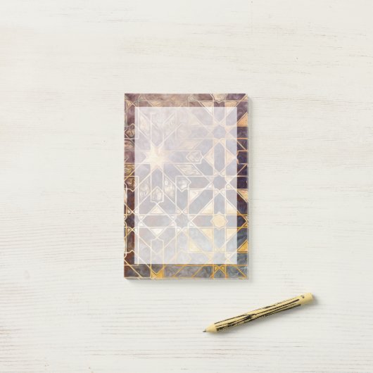 Mystic Tiles I Post-it Klebezettel (Auf Schreibtisch)