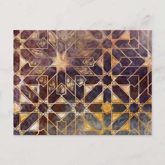 Mystic Tiles I Postkarte (Vorderseite)