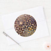 Mystic Tiles I Runder Aufkleber (Umschlag)