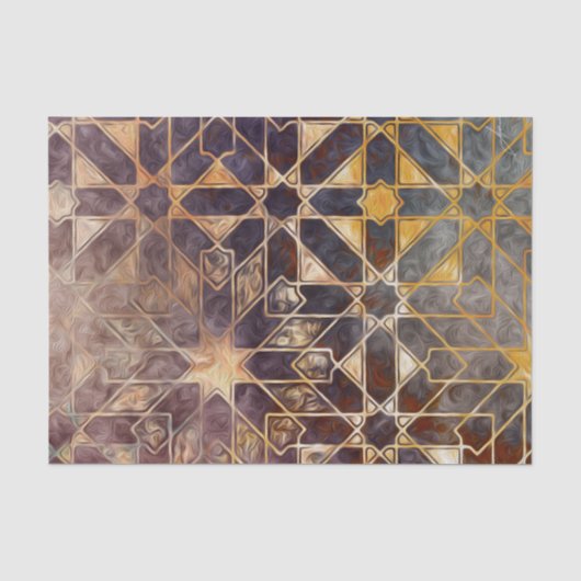 Mystic Tiles I Seidenpapier (Vorderseite)