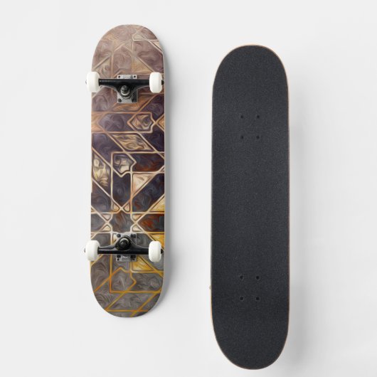 Mystic Tiles I Skateboard (Vorderseite)
