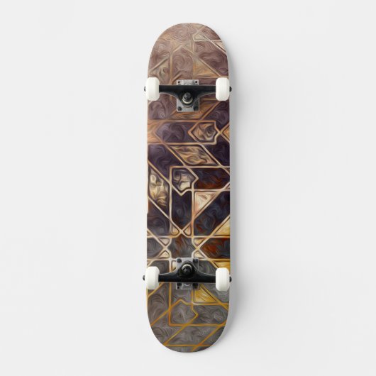 Mystic Tiles I Skateboard (Vorderseite)