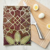 Mystic Tiles II Handtuch (Viertel Falte)