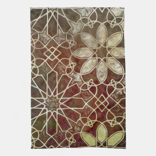 Mystic Tiles II Handtuch (Vertikal)