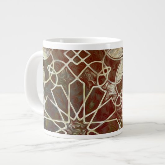 Mystic Tiles II Jumbo-Tasse (Vorderseite Links)