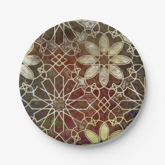 Mystic Tiles II Pappteller (Vorderseite)