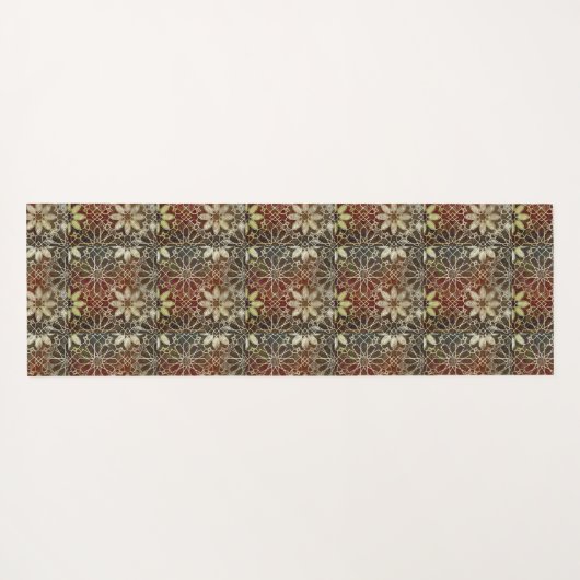 Mystic Tiles II Yogamatte (Rückseite (Horizontal))