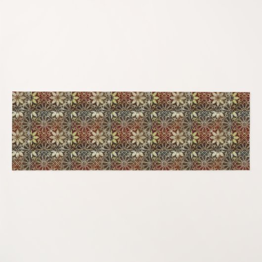 Mystic Tiles II Yogamatte (Vorderseite (Horizontal))