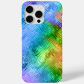 Mystic Topaz Blue Glassy Texture Case-Mate iPhone Hülle (Rückseite)