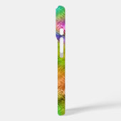 Mystic Topaz Blue Glassy Texture Case-Mate iPhone Hülle (Rückseite / Links)