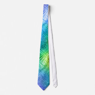 Mystic Topaz Blue Glassy Texture Krawatte