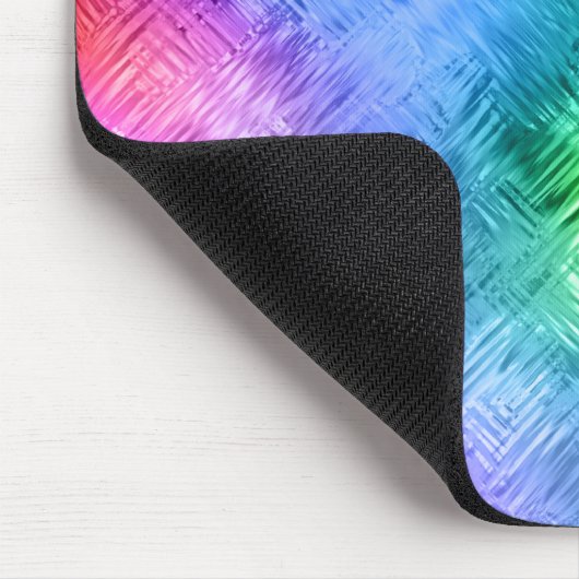 Mystic Topaz Blue Glassy Texture Mousepad (Ecke)