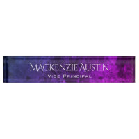 Mystic-Topaz-Desk | Blue Pink Lila Ombre Chic