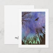 Mystic Twilight Note Card Mitteilungskarte (Vorne/Hinten)