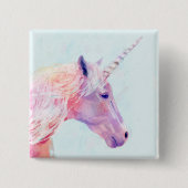 Mystic Unicorn Button (Vorderseite)