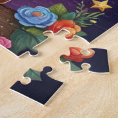Mystic Unicorn Mitternacht Personalisiert Puzzle (Seite)